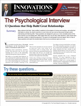 12 Question Psychological Interview